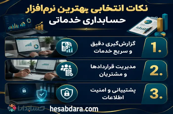 بهترین نرم افزار حسابداری خدماتی کدام است؟