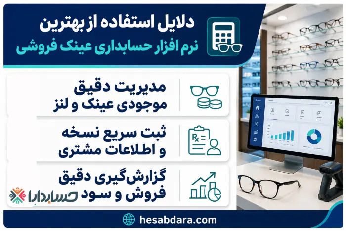 عينک فروشی نرم افزار پخش عدسی عينک