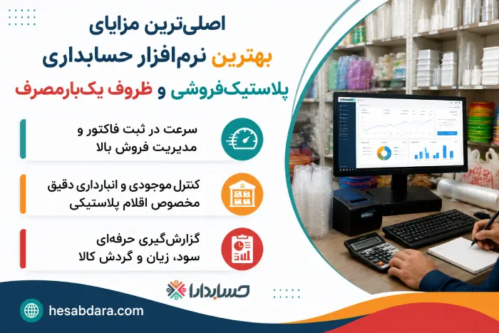 دلایل اهمیت استفاده از نرم افزار حسابداری پلاستیک فروشی