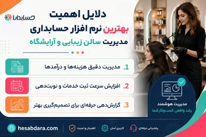 دلایل اهمیت نرم افزار حسابداری و مدیریت سالن زیبایی و آرایشگاه