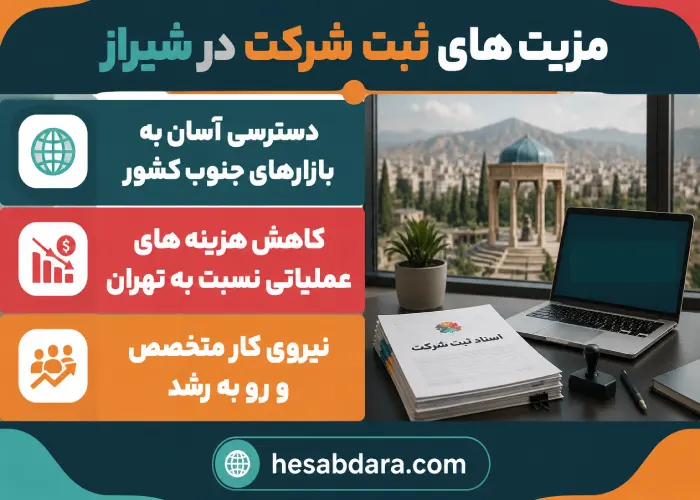 مزیت های ثبت شرکت در شیراز