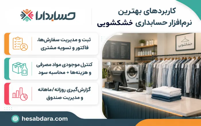 بهترین نرم افزار حسابداری برای خشکشویی