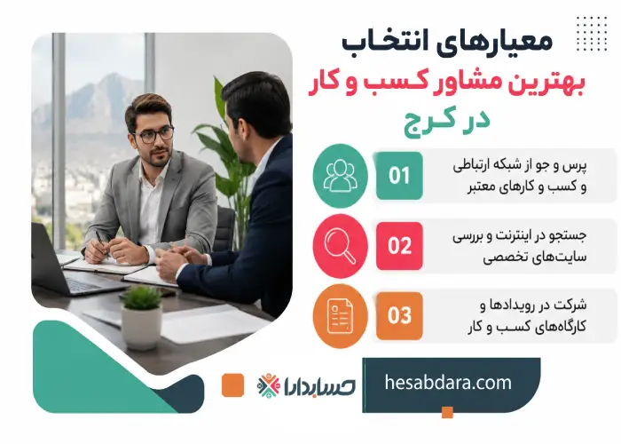 معیارهای انتخاب بهترین مشاور کسب و کار در کرج