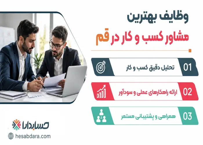 وظایف بهترین مشاور کسب و کار در قم